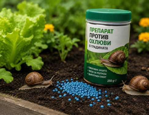 препарат против охлюви в градината-oakplants.eu