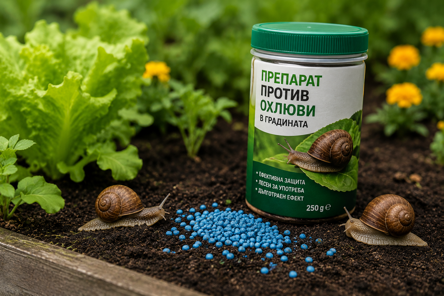 препарат против охлюви в градината-oakplants.eu